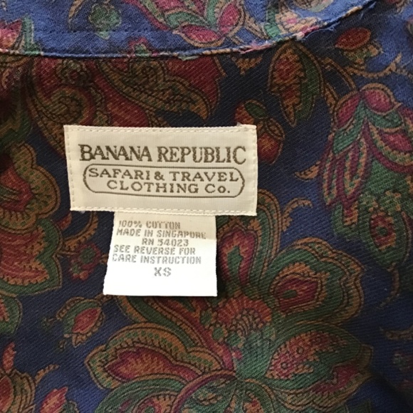 Vintage Banana Republic Safari & Travel Clothing Co Shirt - Picture 3 of 8